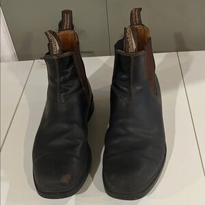 Blundstone Men’s Chukka Boots - Black with Brown Elastic